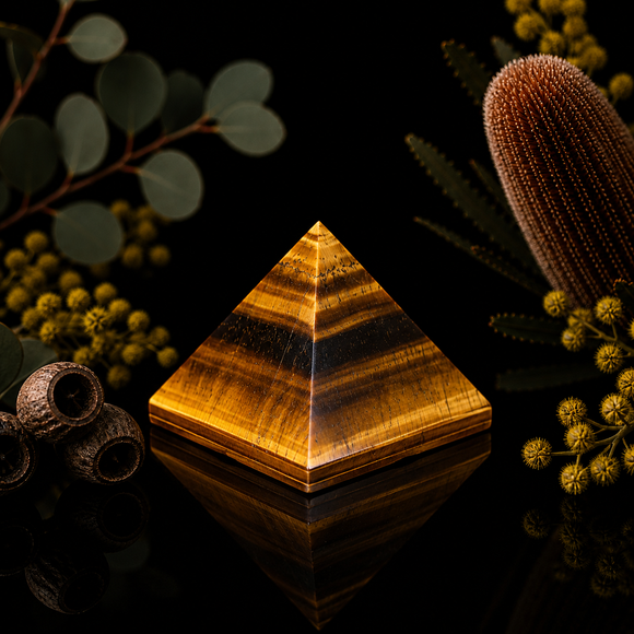 crystal pyramid