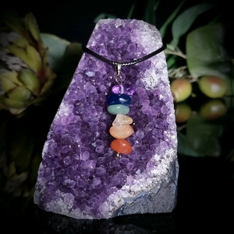 Chakra Stones Necklace Crystal Visions