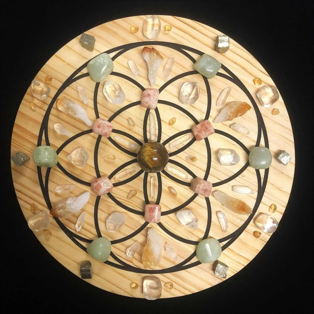 Custom Crystal Grid Service - Deposit - Crystal Visions Store