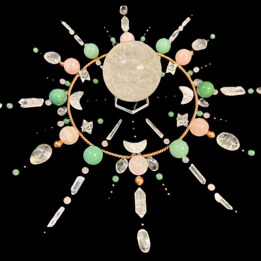 Anahata Heart Chakra Crystal Grid
