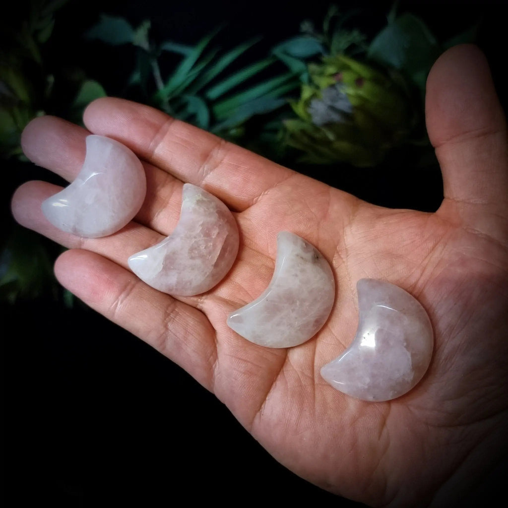 Rose Quartz Moon Crystal Visions Store