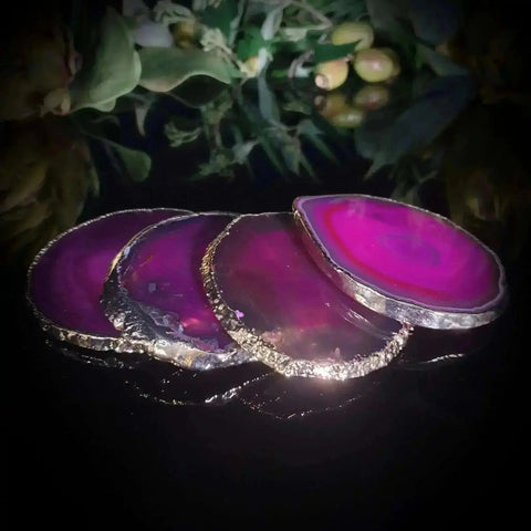 Agate Coasters - Crystal Visions Store