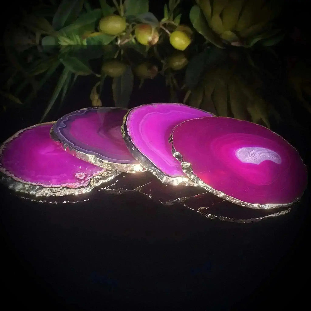 Agate Coasters - Crystal Visions Store