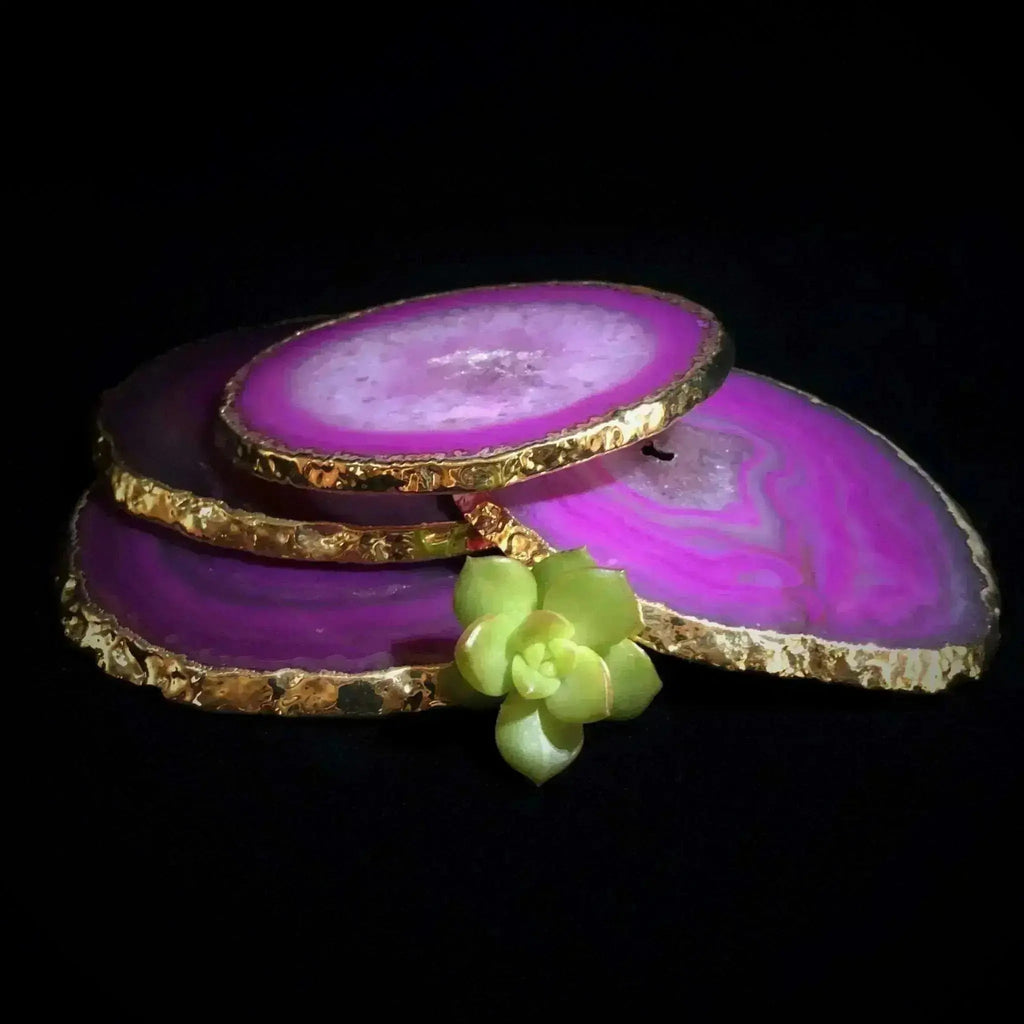 Agate Coasters - Crystal Visions Store