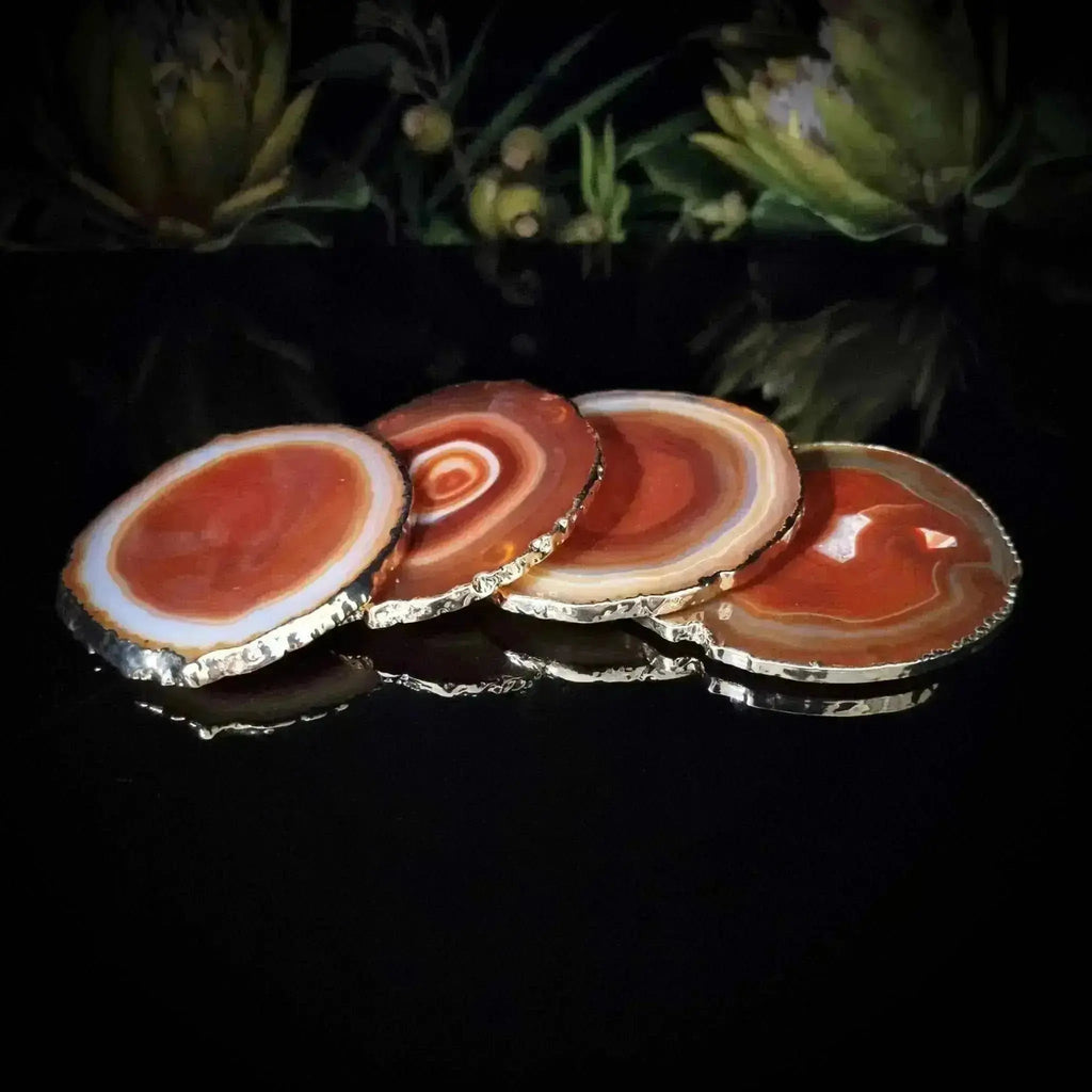Agate Coasters - Crystal Visions Store