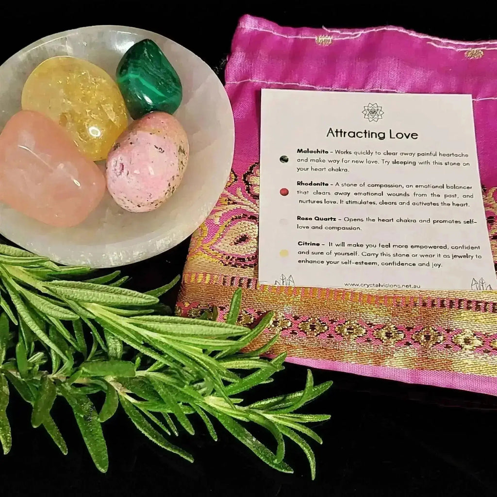 Attracting Love Tumbles - Crystal Visions Store