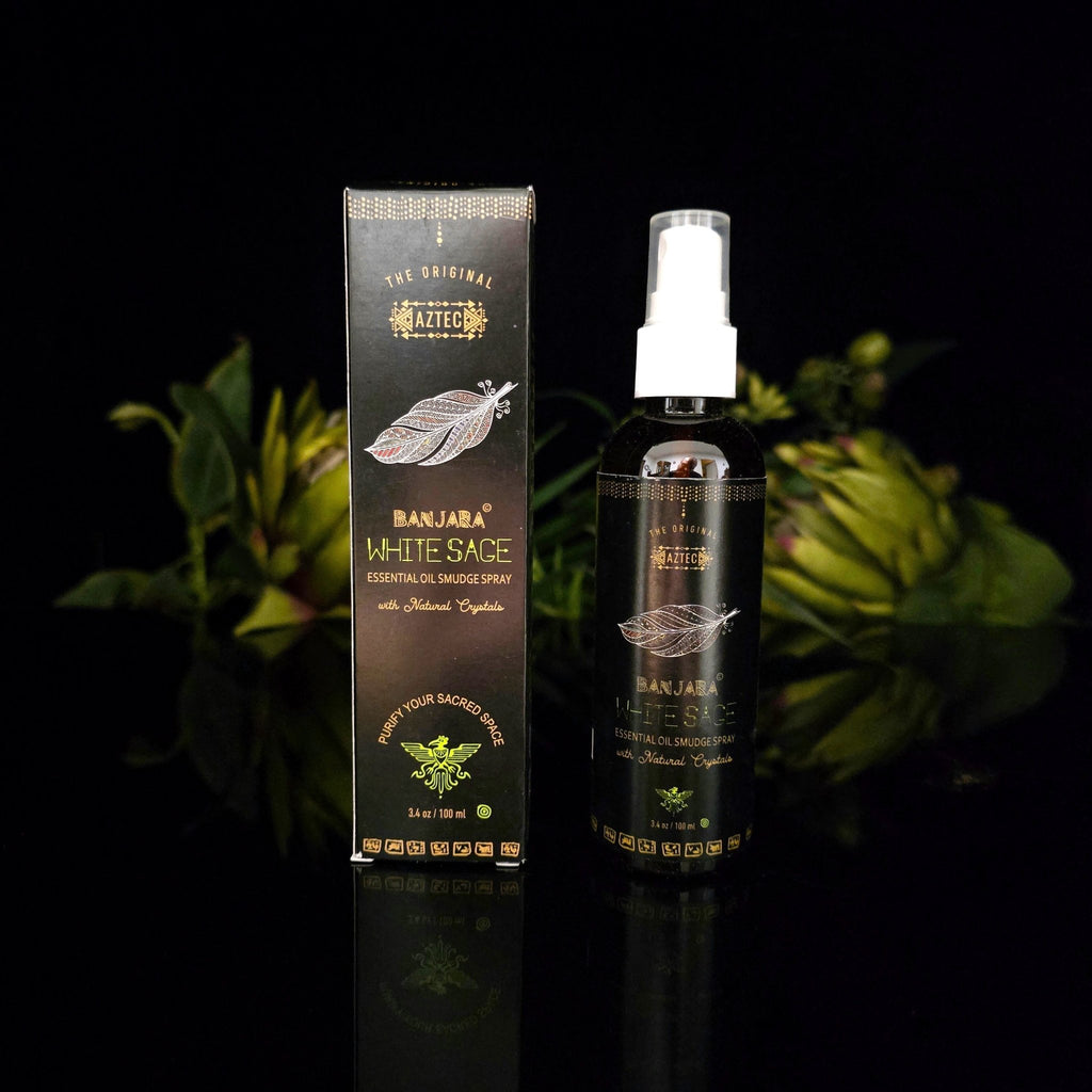 Banjara’s White Sage Essential Oil Smudge Spray - Crystal Visions Store