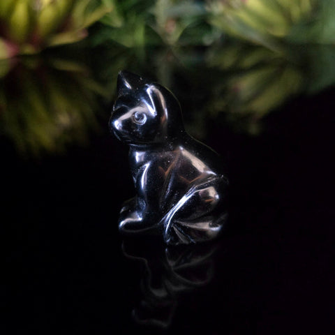 Black Obsidian Cat - Crystal Visions Store
