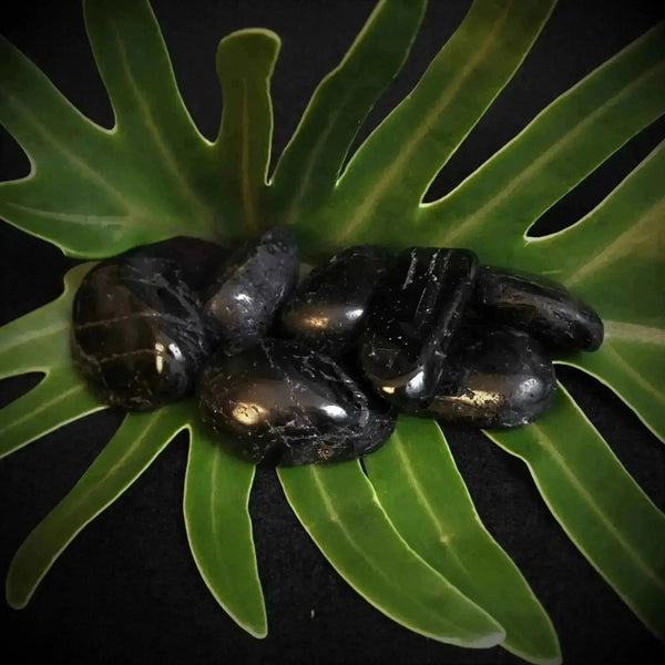 Black Tourmaline Tumble Stones
