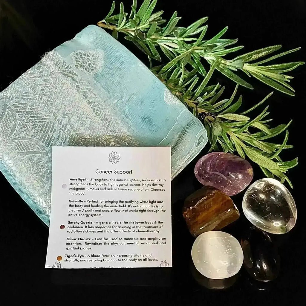 Cancer Support Tumbles - Crystal Visions Store