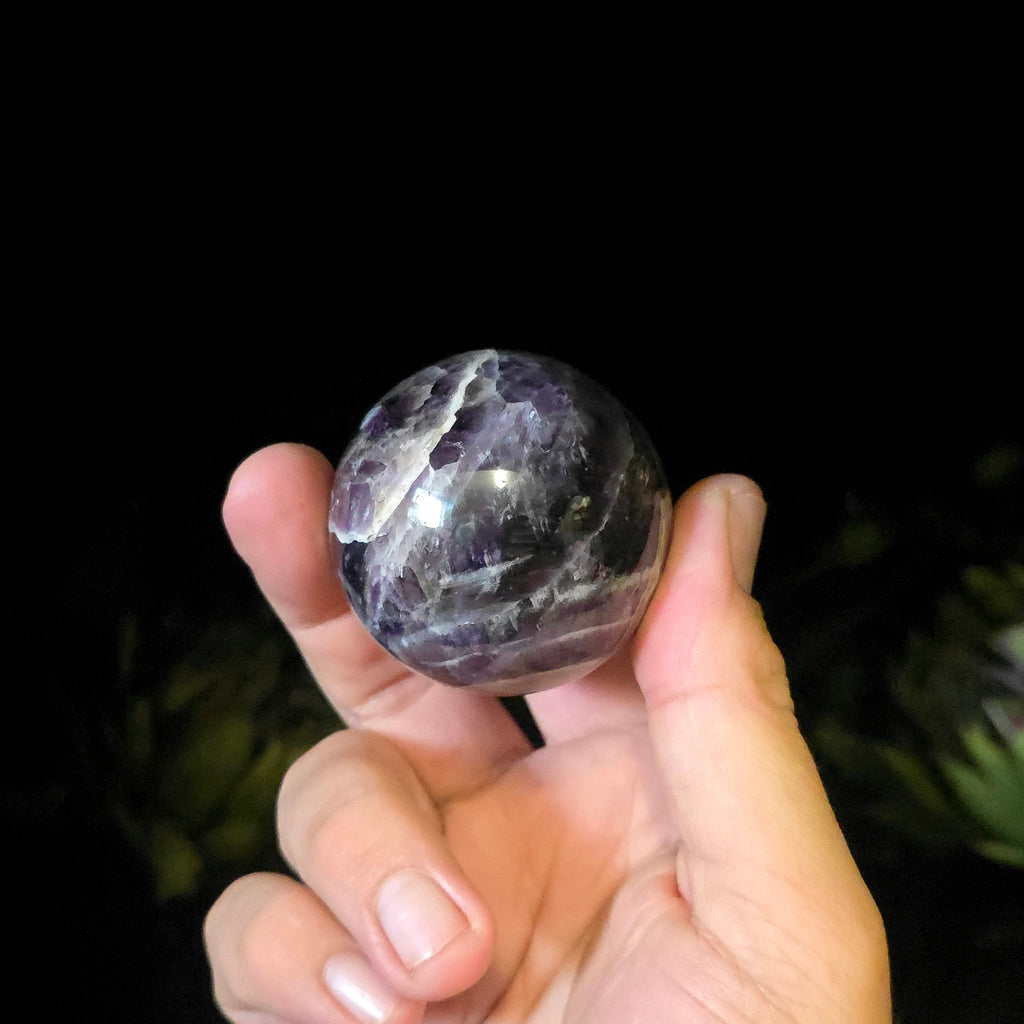 Chevron Amethyst Sphere - Crystal Visions Store