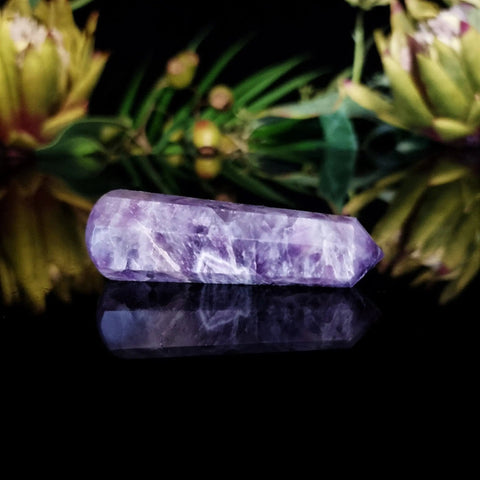 Chevron Amethyst Wand - Crystal Visions Store