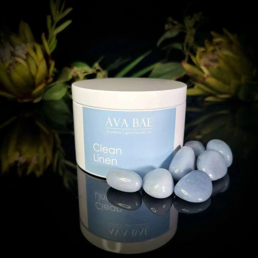 Clean Linen Travel Candle - Crystal Visions Store