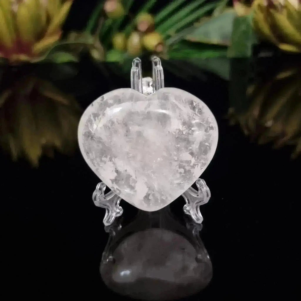 Clear Quartz Heart - Crystal Visions Store