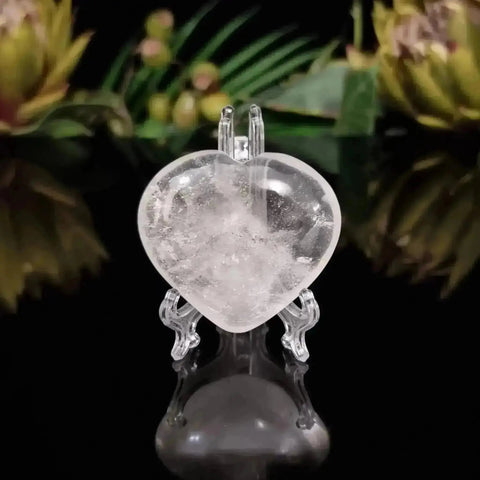 Clear Quartz Heart - Crystal Visions Store
