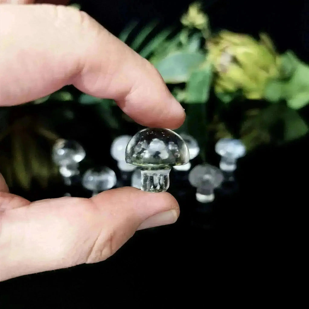 Clear Quartz Mushrooms - Crystal Visions Store
