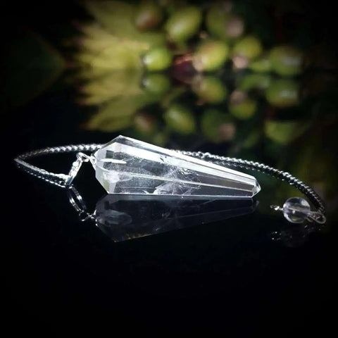 Clear Quartz Pendulum - Crystal Visions Store
