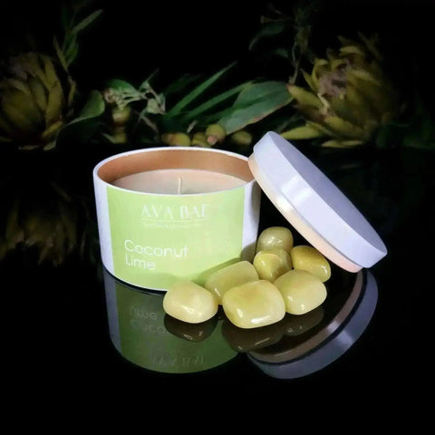 Coconut Lime Travel Candle - Crystal Visions Store