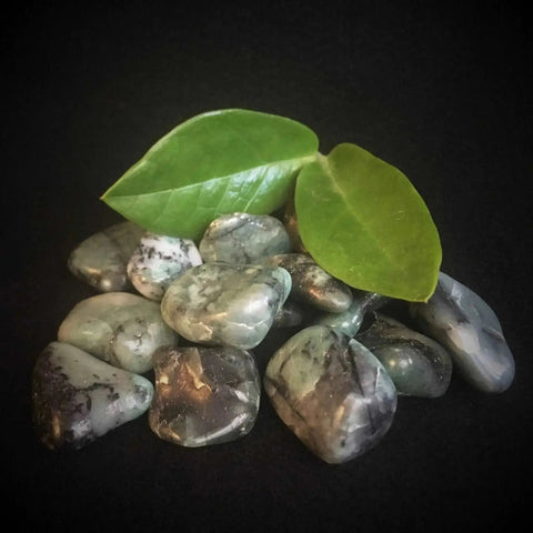 Emerald Tumbles Stones - Crystal Visions Store
