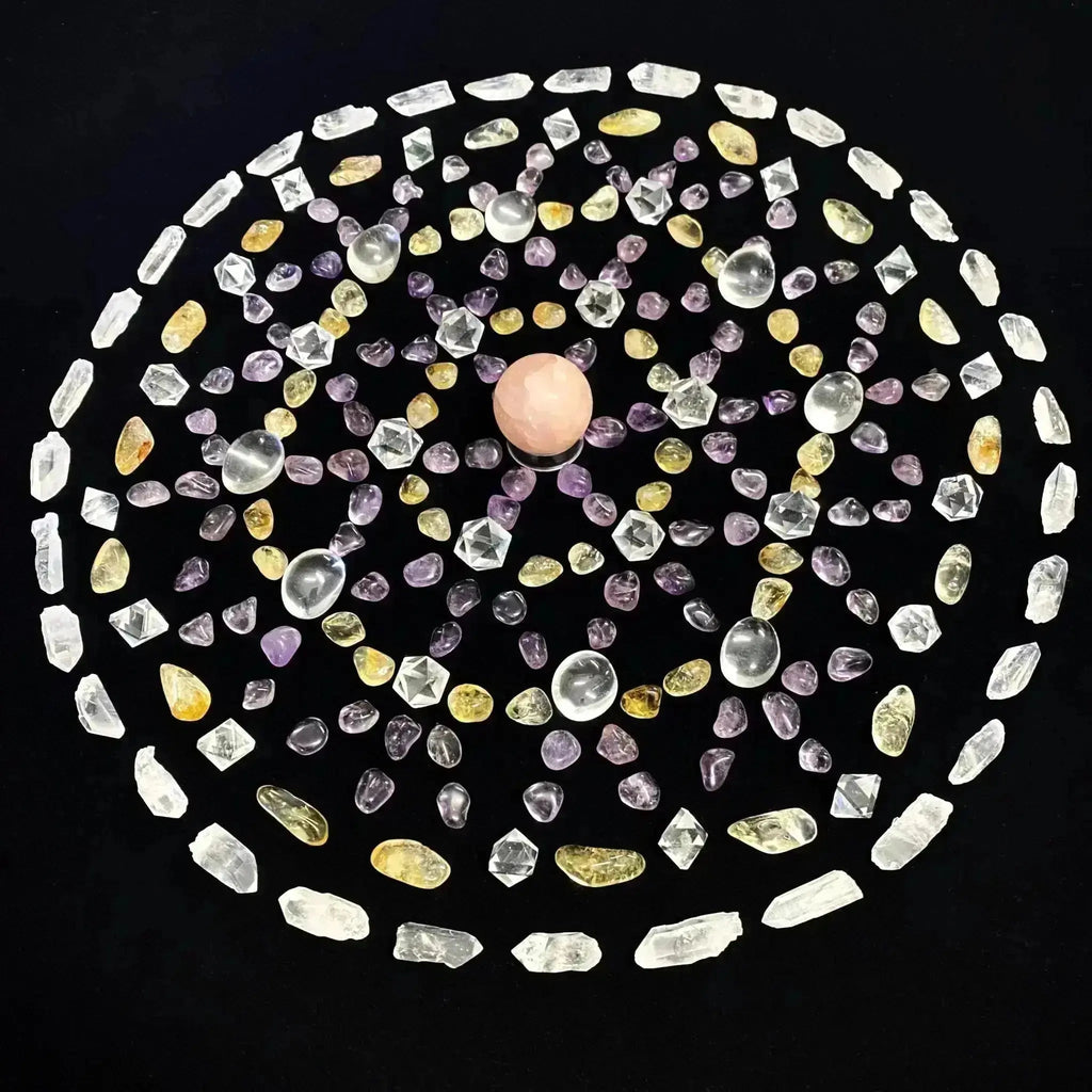 Flower of Life Crystal Grid - Crystal Visions Store