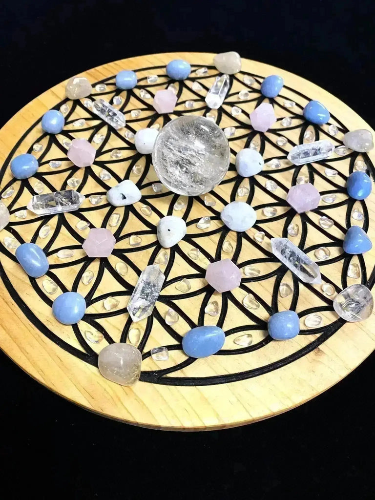 Flower of Life Crystal Grid - Crystal Visions Store