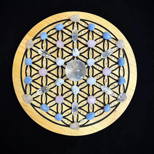 Flower of Life Crystal Grid - Crystal Visions Store