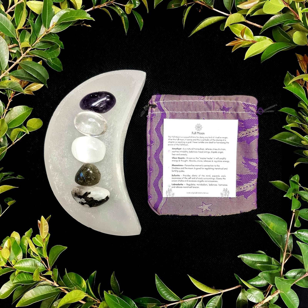 Full Moon Tumbles Set - Crystal Visions Store