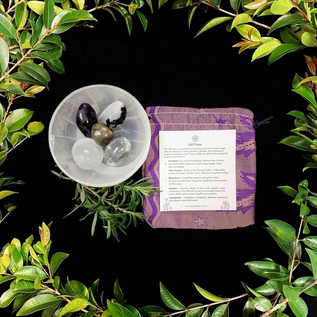 Full Moon Tumbles Set - Crystal Visions Store