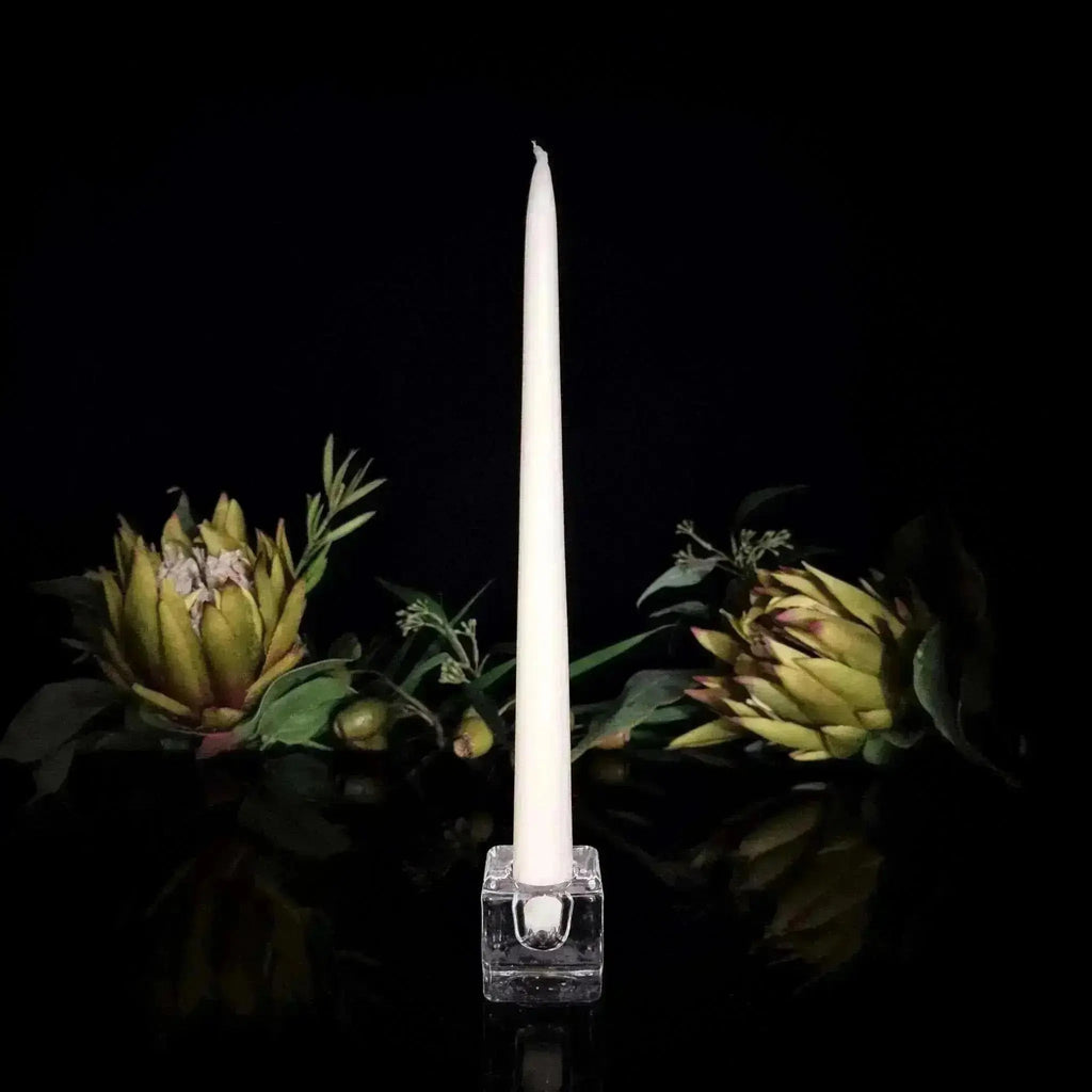 Glass Taper Candle Holder - Crystal Visions Store