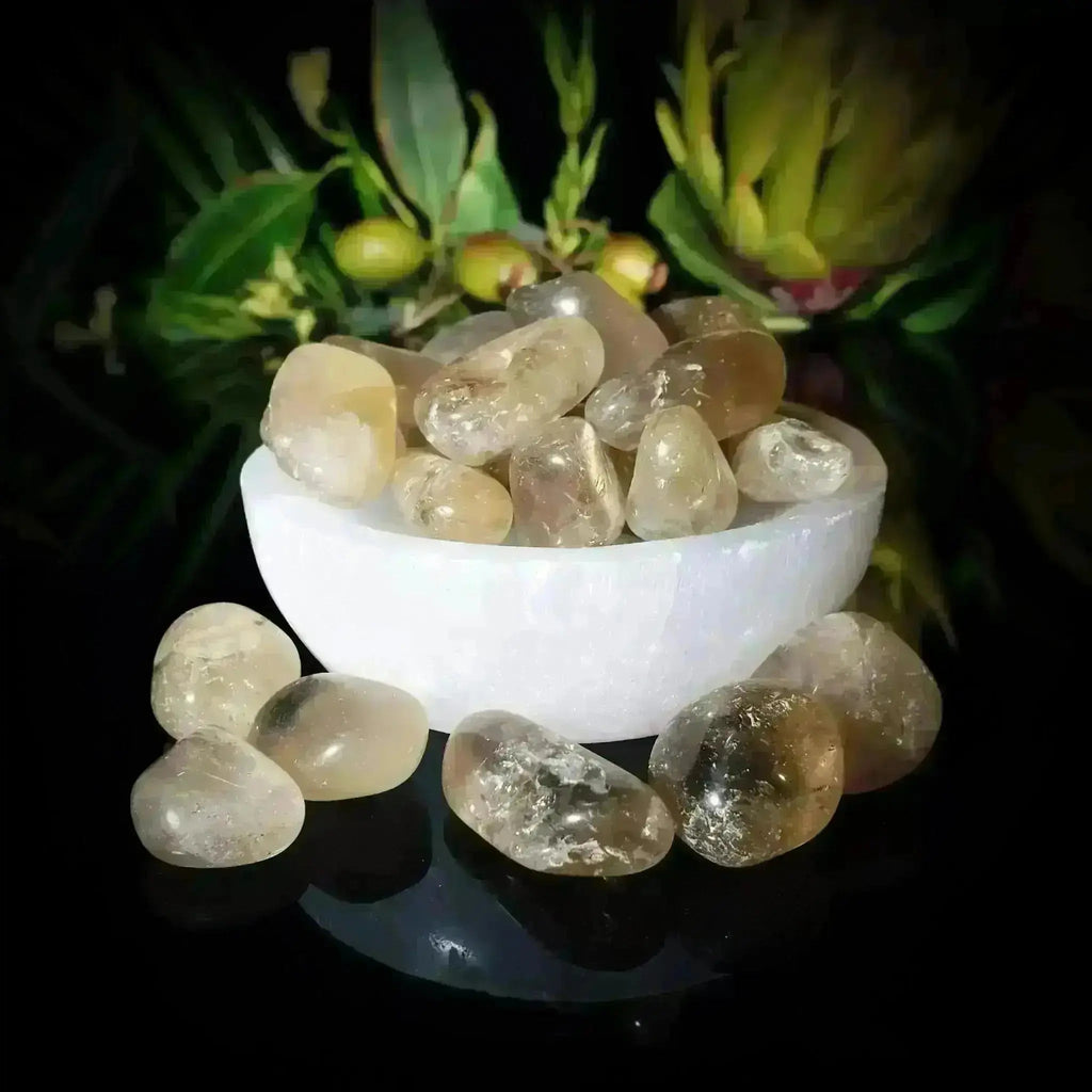 Natural Citrine Tumbles - Crystal Visions Store