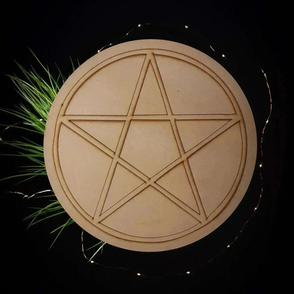 Pentagram Crystal Grid Board - Crystal Visions Store