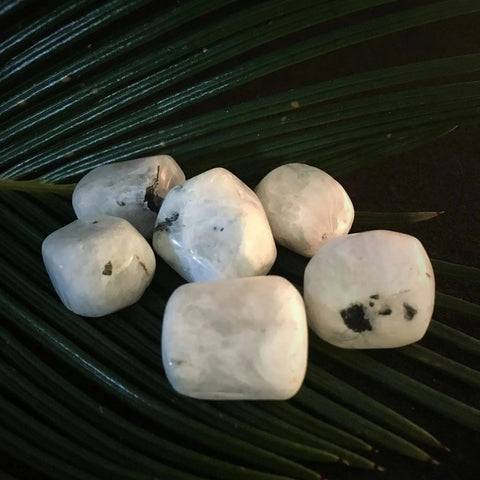 Rainbow Moonstone Tumble Stones - Crystal Visions Store