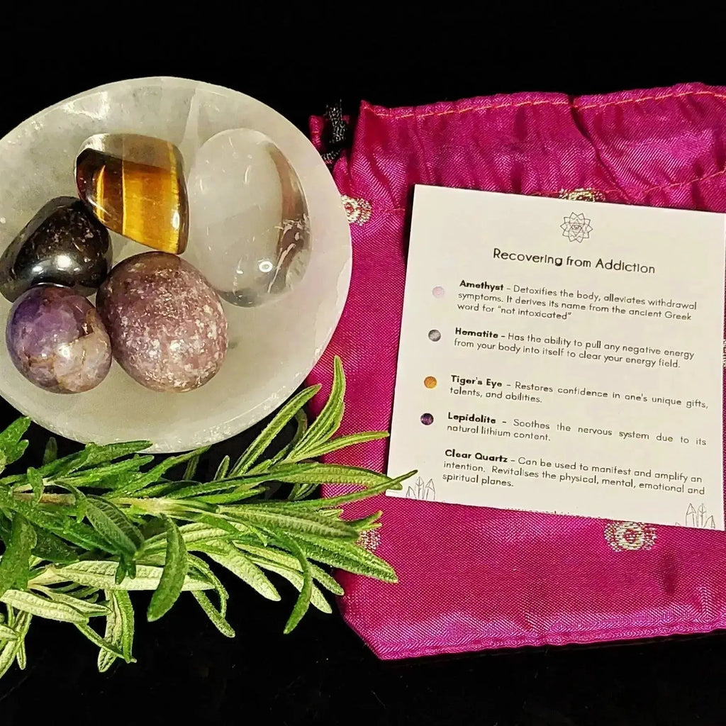 Recovery From Addiction Tumbles - Crystal Visions Store