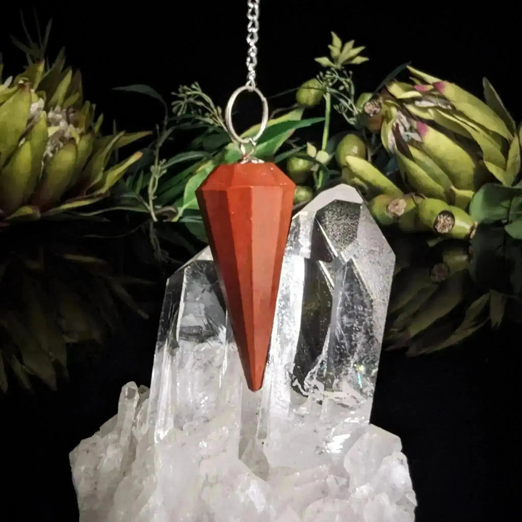 Red Jasper Pendulum - Crystal Visions Store