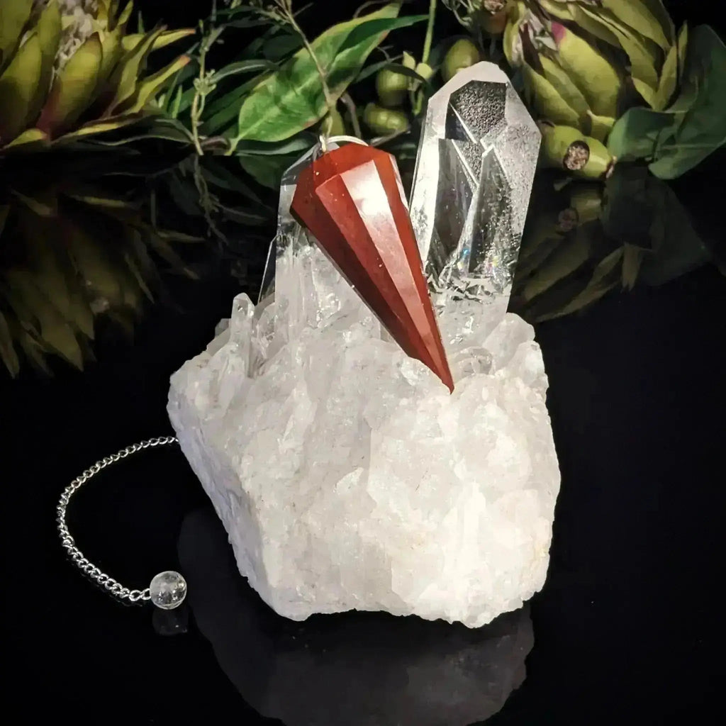 Red Jasper Pendulum - Crystal Visions Store