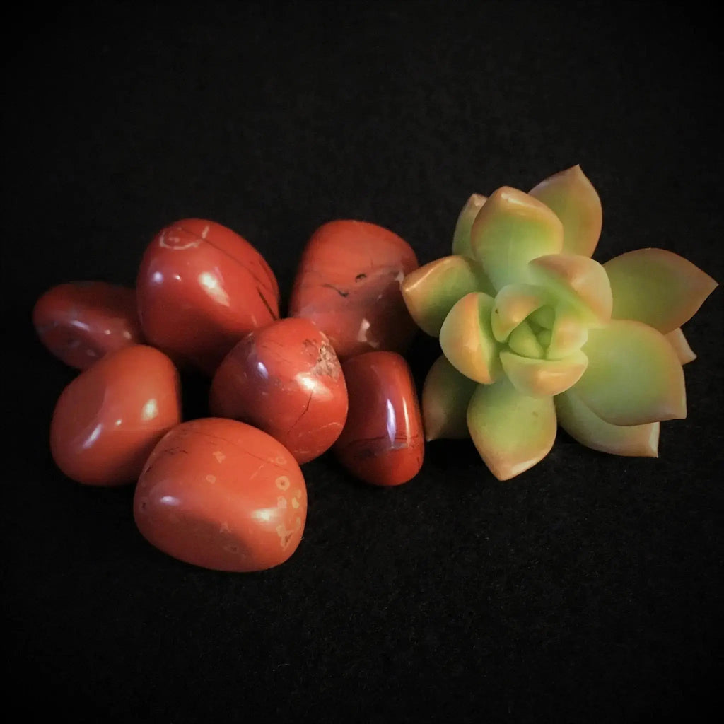 Red Jasper Tumble Stones - Crystal Visions Store