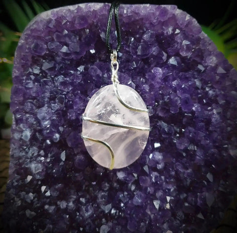 Rose Quartz Necklace - Crystal Visions Store