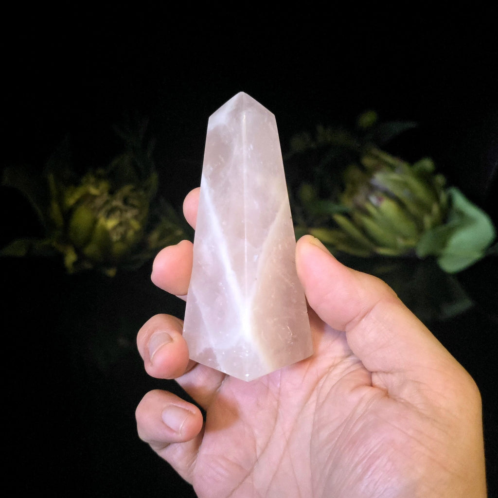 Rose Quartz Obelisk - Crystal Visions Store