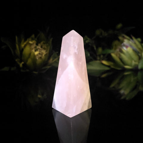 Rose Quartz Obelisk - Crystal Visions Store