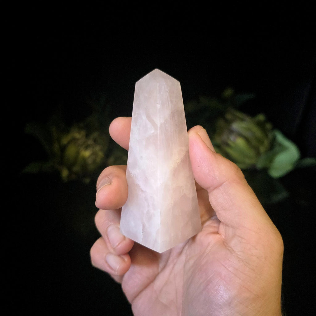 Rose Quartz Obelisk - Crystal Visions Store