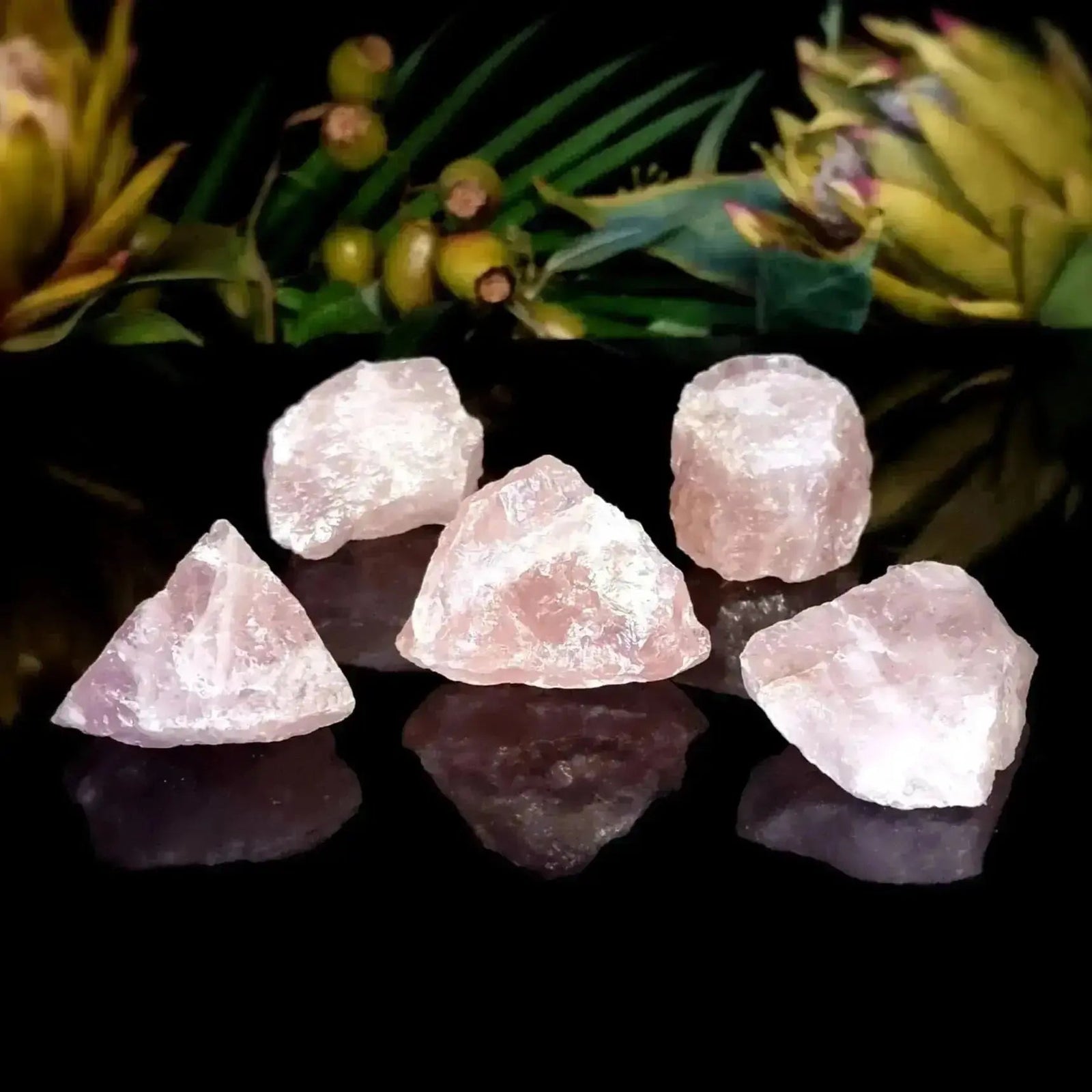 Rose Quartz Roughs - Crystal Visions Store