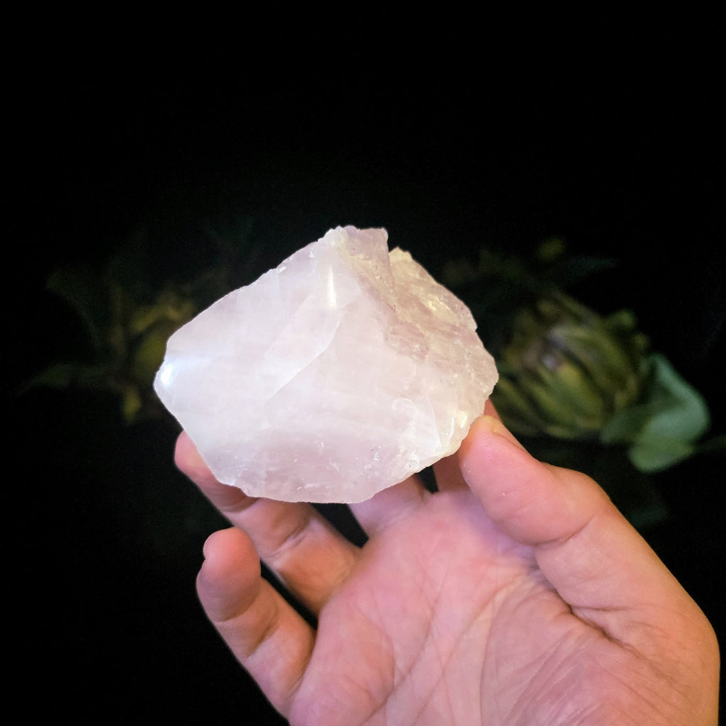 Semi - Polished Rose Quartz - Crystal Visions Store