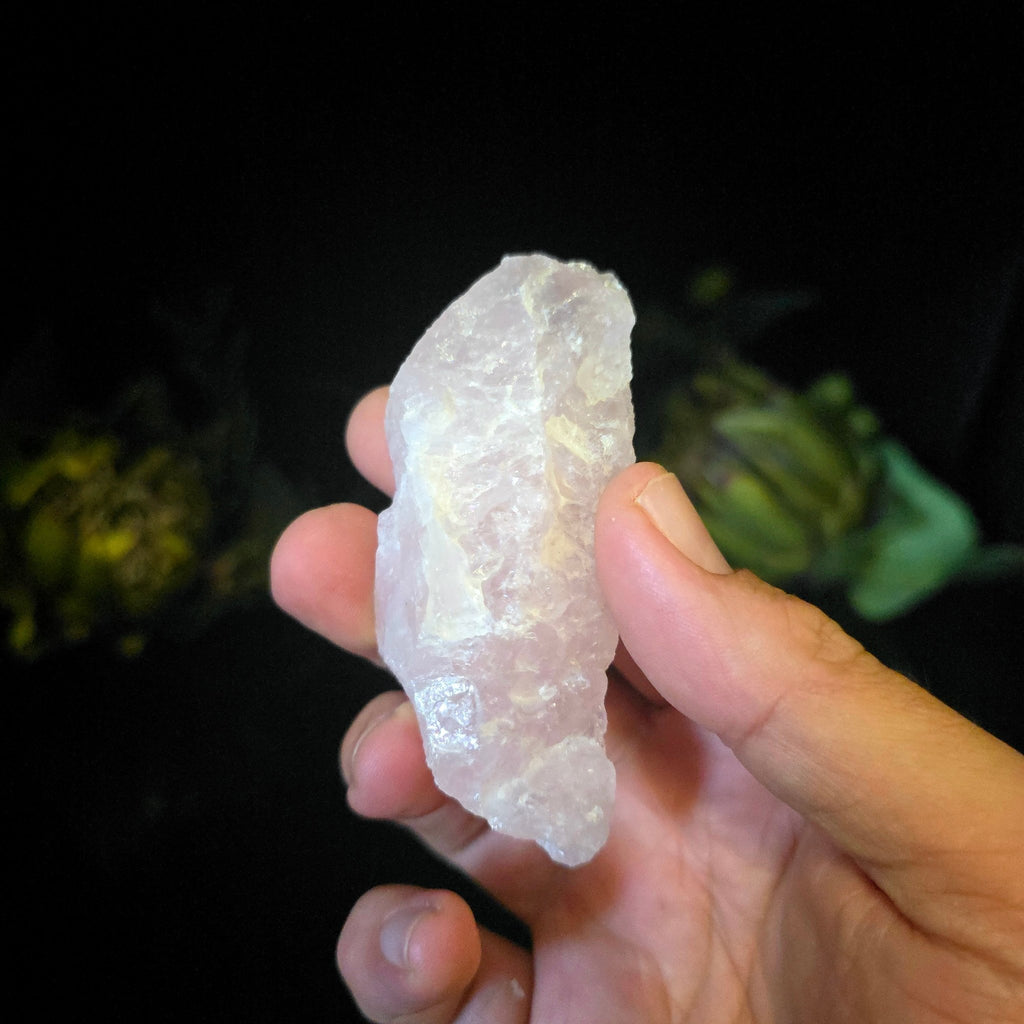 Semi - Polished Rose Quartz - Crystal Visions Store