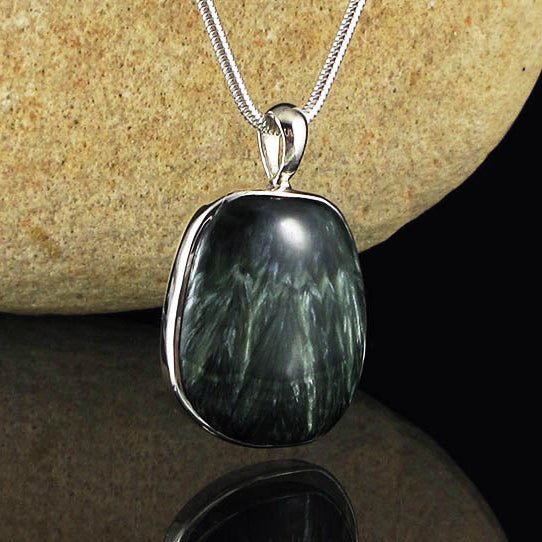 Seraphinite Pendant - Crystal Visions Store