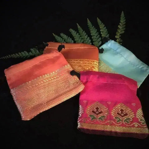 Silk Tumble Stone Pouches - Crystal Visions Store