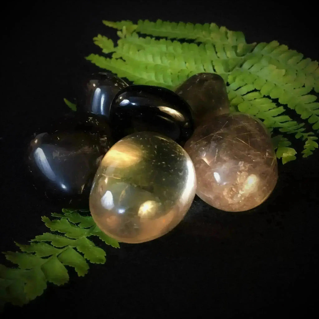 Smokey Quartz Tumble Stones - Crystal Visions Store