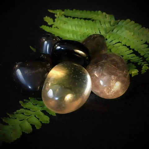 Smokey Quartz Tumble Stones - Crystal Visions Store