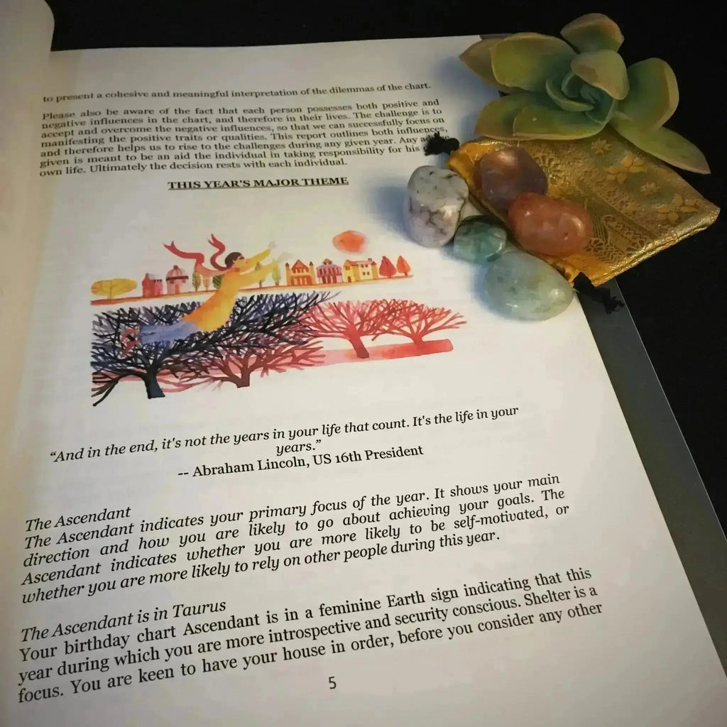 Solar Return Forecast and Tumbles Set - Crystal Visions Store