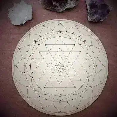 Sri Yantra Crystal Grid Board - Crystal Visions Store
