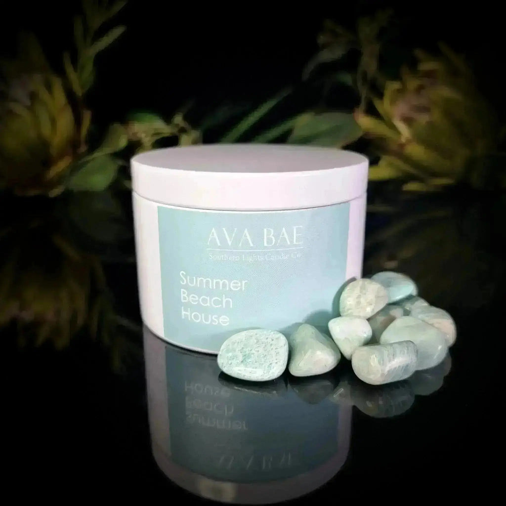 Summer Beach House Travel Candle - Crystal Visions Store